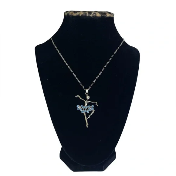 🆕 Ballerina Necklace - Lt Blue - Picture 4 of 12